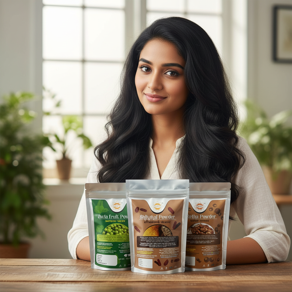 Amla Reetha & Shikakai Powder Combo | Natural Hair Care